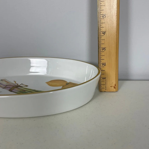 Royal Worcester Evesham Fine Porcelain Oven to Tableware Oval Serving Dish - Picture 6 of 7